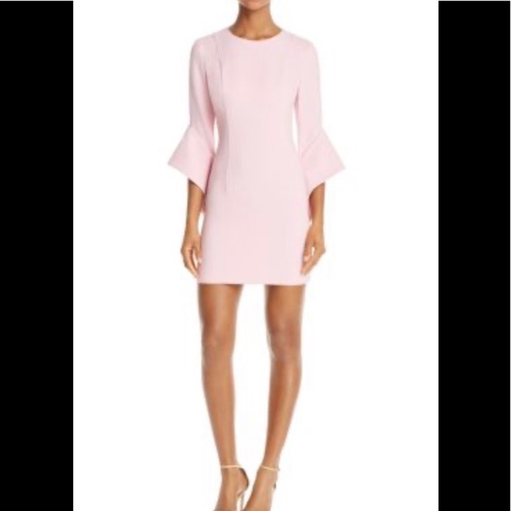 Black Halo Pink Mini Dress